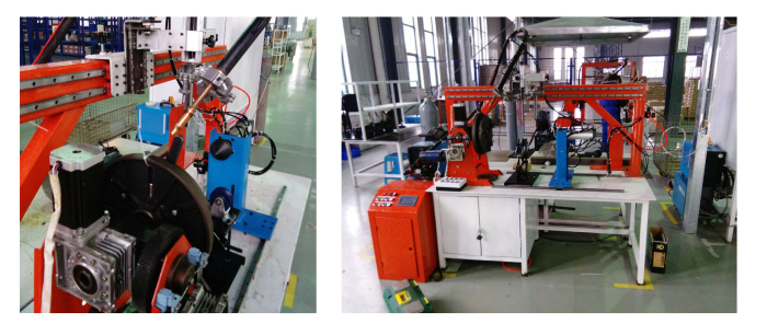 上弘自动焊接变位机用于汽车制造行业